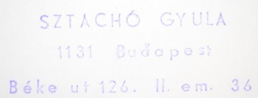 cca 1970 Sztachó Gyula: Fókapár, pecséttel jelzett, vintage fotóművészeti alkotás, 40x30 cm