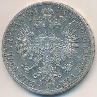 Ausztria 1861A 1Fl Ag "Ferenc József" T:2,2-
Austria 1861A 1 Florin Ag "Franz Joseph...
