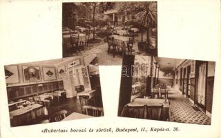 Budapest II. Kapás utca 36. 'Hubertus' borozó és söröző (EB)