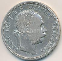 Ausztria 1879. 1Fl Ag "Ferenc József" T:2,2- Austria 1879. 1 Florin Ag "Franz Joseph" C:XF,VF