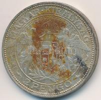 1937. 2P Ag "Madonna" T:2,2- erős patina
Adamo P7