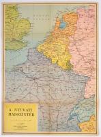 cca 1915 Nyugati hadszíntér. Kókai Lajos kiadása. 50x68 cm