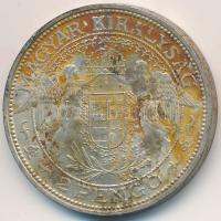 1938. 2P Ag "Madonna" T:2 patina
Adamo P7