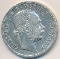 Ausztria 1878. 1Fl Ag "Ferenc József" T:2,2- Austria 1878. 1 Florin Ag "Franz Joseph" C:XF,VF