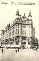 Budapest V. A Belvárosi Takarékpénztár R.T. palotája, Kőszegi üzlete