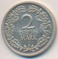 Németország / Weimari Köztársaság 1926J 2M Ag T:2-
Germany / Weimar Republic 1926J 2 Reichsmark Ag ...