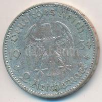 Német 3. Birodalom 1934A 2M Ag "Náci hatalom 1. évfordulója 1933. márc. 21. - Garnisonkirch" T:2,2- German Third Reich 1934A 2 Marks Ag "1st Anniversary of Nazi rule March 21, 1933 - Garnisonkirche" C:XF,VF Krause KM# 81