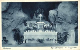 Budapest XI. Sziklatemplom, Kegyoltár (EK)