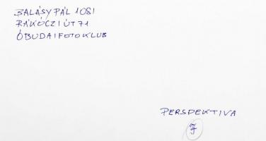 cca 1980 Budapest, városképek, részletek, Balásy Pál 5 db feliratozott, nagy méretű, vintage fotója,...