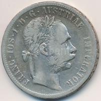 Ausztria 1876. 1Fl Ag "Ferenc József" T:3 Austria 1876. 1 Florin Ag "Franz Joseph" C:F