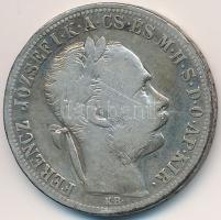 Ausztria 1887. 1Fl Ag "Ferenc József" T:3 Austria 1887. 1 Florin Ag "Franz Joseph" C:VF