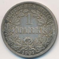 Német Birodalom 1907A 1M Ag T:2 German Empire 1907A 1 Mark C:XF