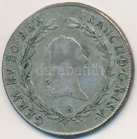 1803B 20Kr Ag "I.Ferenc" T:2- juszt.