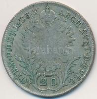 1803B 20Kr Ag "I.Ferenc" T:2- juszt