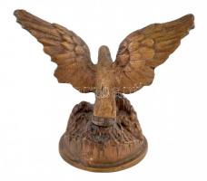Bronz sas, jelzés nélkül, m:15 cm, h:10 cm
