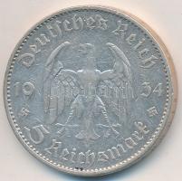 Német 3. Birodalom 1934E 5M Ag "Garnisonkirche" T:2,2- kis ph.
German Third Reich 1934E 5...