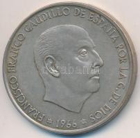 Spanyolország 1966. 100P Ag "Caudillo" T:2 Spain 1966. 100 Pesetas Ag "Caudillo" C:XF
