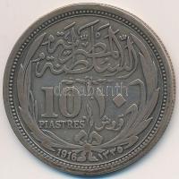 Egyiptom / Brit Protektorátus 1916. 10P Ag T:2-  Egypt / British Protectorate 1916. 10 Piastres Ag C:VF