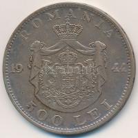 Románia 1944. 500L Ag T:2 patina Romania 1944. 500 Lei Ag C:XF patina
