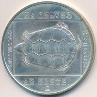 1985. 200Ft Ag "Természetvédelem - Mocsári teknős" T:BU