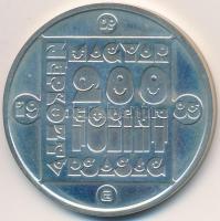 1985. 200Ft Ag "Természetvédelem - Vidra" T:BU ujjlenyomat