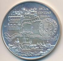 1990. 500Ft Ag "Mátyás Király - Buda" T:BU patina
Adamo EM114