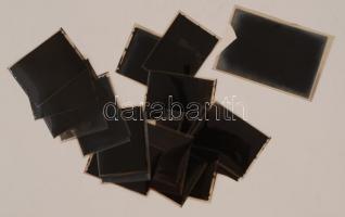 Különböző, régi, budapesti negatívok: Vár, Lánchíd, szobrok, stb., 26db, cca 6x5cm