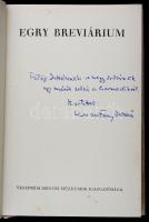 Keresztury Dezső: Egry breviárium. Bp.,1973, Veszprém Megyei Múzeumok Igazgatósága. Kiadói műbőrköté...