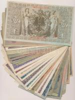 35db vegyes magyar és külföldi bankjegy, közte 1946. 10.000.000BP, Ausztria / Szövetséges megszállás...