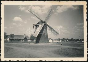 Szélmalom fotó, 6x9cm