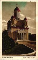 Szatmárnémeti, Satu Mare; Görög Keleti templom, kiadja K. Darvas Margit könyvkereskedése / church (EB)