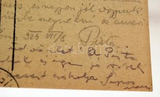 1924 Bárány István (1907-1995) olimpiai ezüst- és bronzérmes, Európa-bajnok magyar úszó aláírása egy...