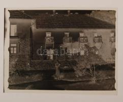 Parádfürdő, régi negatívok, 9db, cca 6x4cm