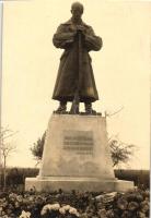 1932 Szeged, Protestáns Hősi temető, I. világháborús emlékmű, Rutkai és Vitkay fényképészek, photo (vágott / cut)