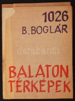 cca 1960-1970 Balatonboglár parcellázási térképe, 90x216 cm