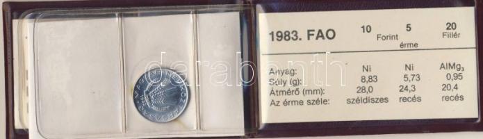1983. 20f+5Ft+10Ft "FAO" T:1 Eredeti tokban, tanúsítvánnyal!
