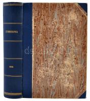 Ethnographia. A Magyar Néprajzi Társaság értesítője. 1903. XIV. évfolyam. 1-10. szám. Teljes évfolyam! Szerk. Dr. Munkácsi Bernát, Dr. Sebestyén Gyula. Bp. 1903, Magyar Néprajzi Társaság. 380 p, Korabeli, dekoratív félvászonkötésben. A címlapról a könyvtári pecsétet levakarták.