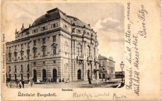 Szeged, Színház, kiadja Lipsitz S. képcsarnok (EK)