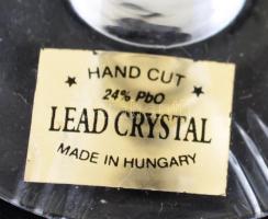 Ólomkristály likőröspohár készlet (6db), hibátlan, m:12 cm