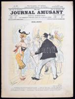 1902 Journal Amusant, journal humoristique - francia nyelvű vicclap, illusztrációkkal, 16p / French humor magazine