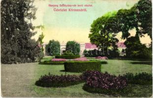 Körmend, Herceg Batthyány-vár kerti részlet (EK)