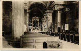 Felsőbánya, Baia Sprie; Római katolikus templom belseje / catholic church interior (fa)
