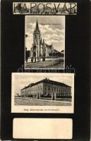 Kaposvár, Római Katolikus templom, Magyar államvasutak nevelő intézete, kiadja Szabó Lipót