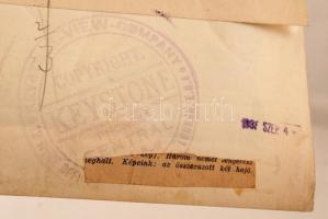 1935 A H.M.S. Ramillies csatahajó  a  német Eisanach teherhajóval való ütközés után, Keystone jelzet...