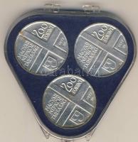 1977. 200Ft Ag 3klf "Festőművész-sor II" T:BU Eredeti MNB plasztiktokban!