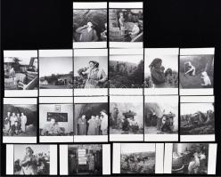 1962 Eger, szüret idején, Kotnyek Antal (1921-1990) képriportja, 18 db korabeli negatívról készült modern nagyítás 10x15 cm-es fotópapíron