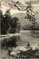 Miskolc, Hámori tó, csónakázók (EK)