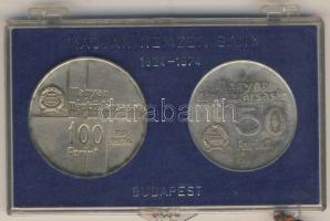 1974. 50Ft+100Ft Ag pár "MNB" T:BU Eredeti MNB plasztiktokban!