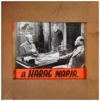 cca 1948 Fekete György (1904-1990) budapesti fényképész specialitása a mozikban nagyfilmek előtt vetített álló diapozitív reklámképek voltak, ez az összeállítás a kereskedelemmel, szolgáltatásokkal kapcsolatos reklámokat, tájékoztatókat tartalmazza, 13 db diapozitív kép üveglemezen, 8x8 cm és 6x9 cm