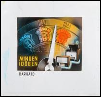 cca 1948 Fekete György (1904-1990) budapesti fényképész specialitása a mozikban nagyfilmek előtt vet...